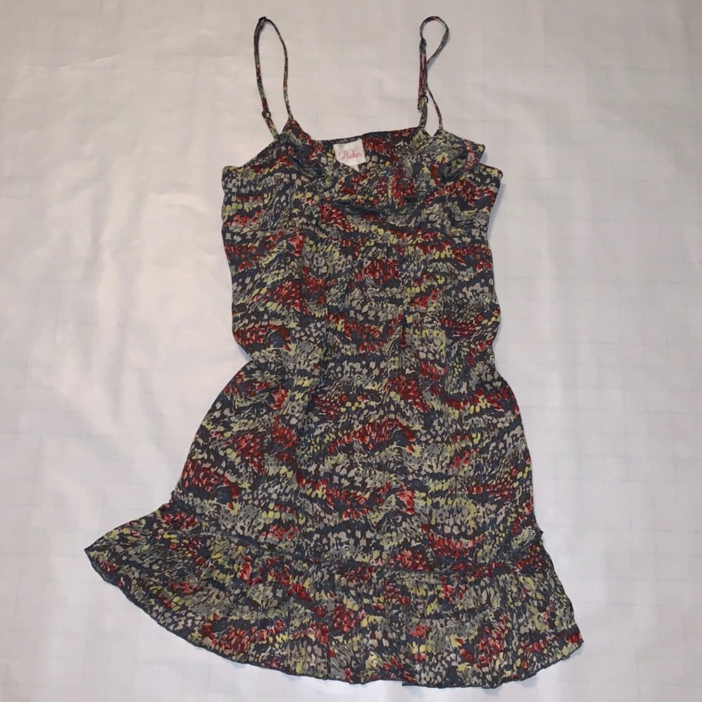 Parker Silk Floral Multicolor mini dress